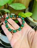 Green Aventurine & Pyrite Crystal Set – Attract Wealth & Abundance
