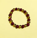 Citrine & Ruby Crystal Bracelet – Wealth & Passion